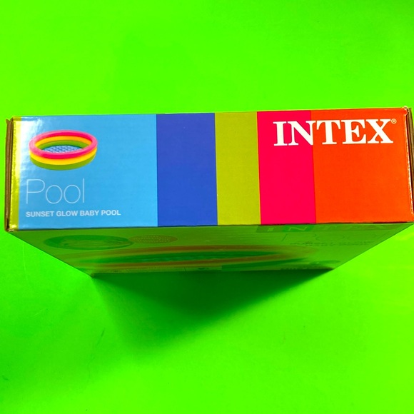 New Intex Sunset Glow Inflatable Baby Pool 34β x 10β - Picture 4 of 4
